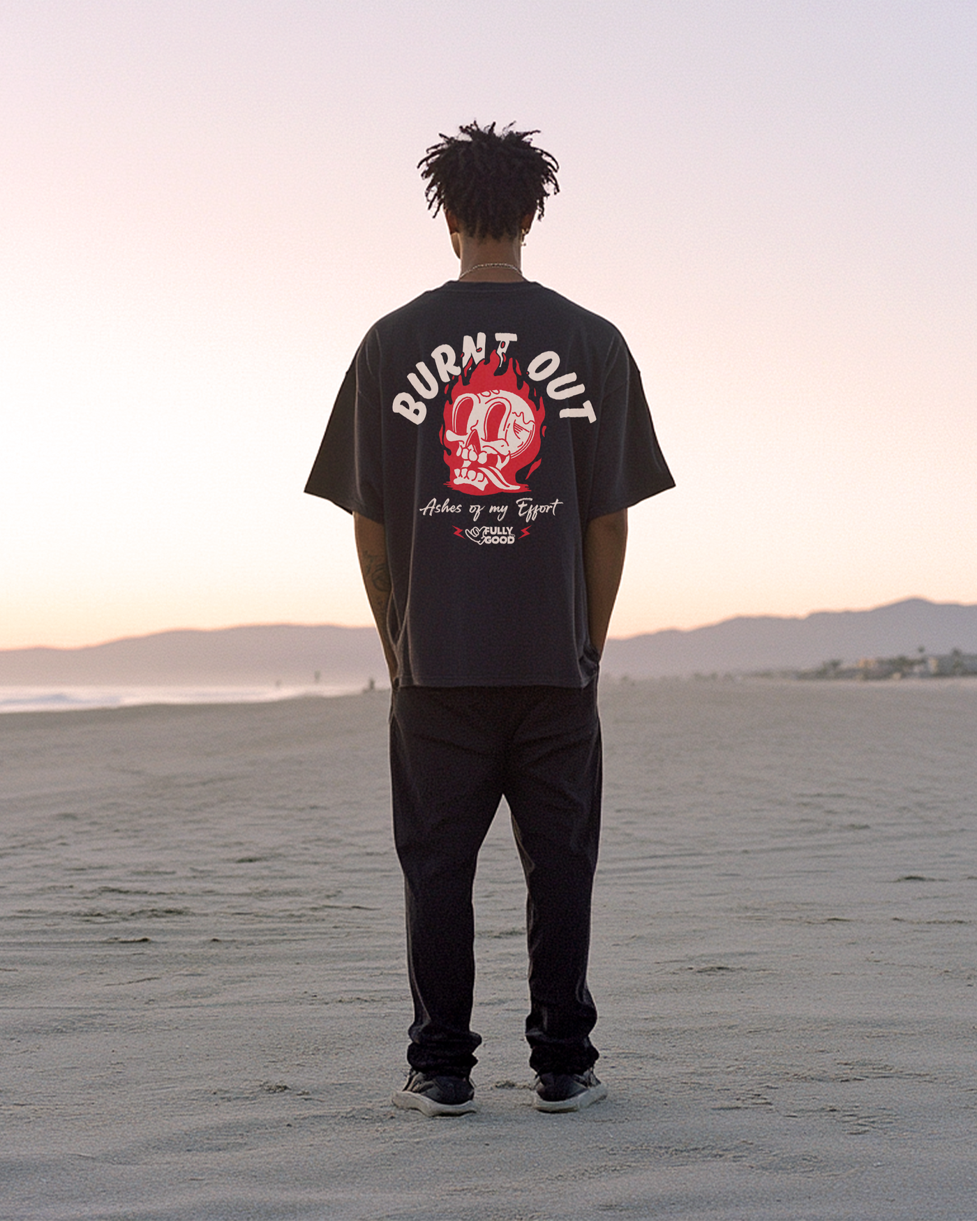 Burnt out Tie-Dyed Boxy Tee