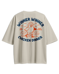 Winner Winner Chicken Dinner Oversized Tee