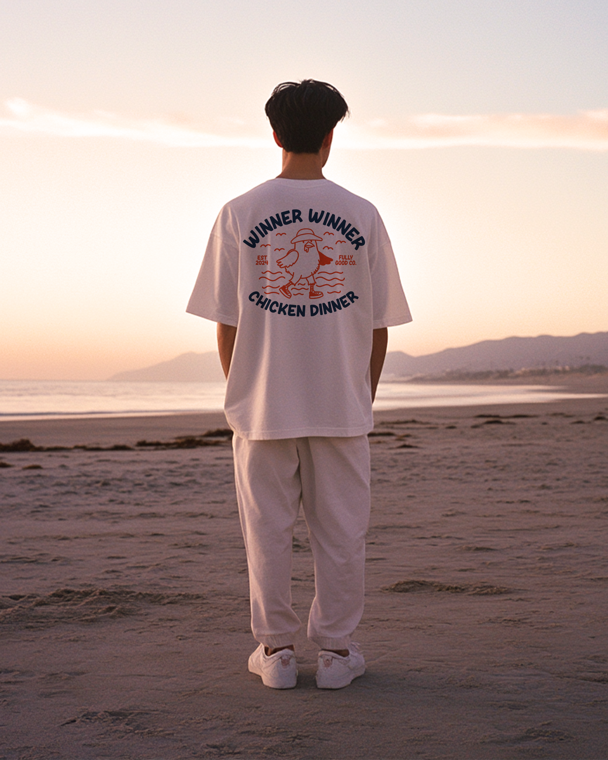 Winner Winner Chicken Dinner Oversized Tee